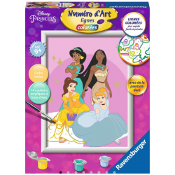 Numéro d'Art - 18x24cm - Princesses Disney