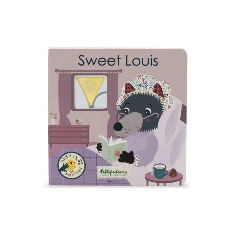 Livre tactile et sonore "Sweet Louis"